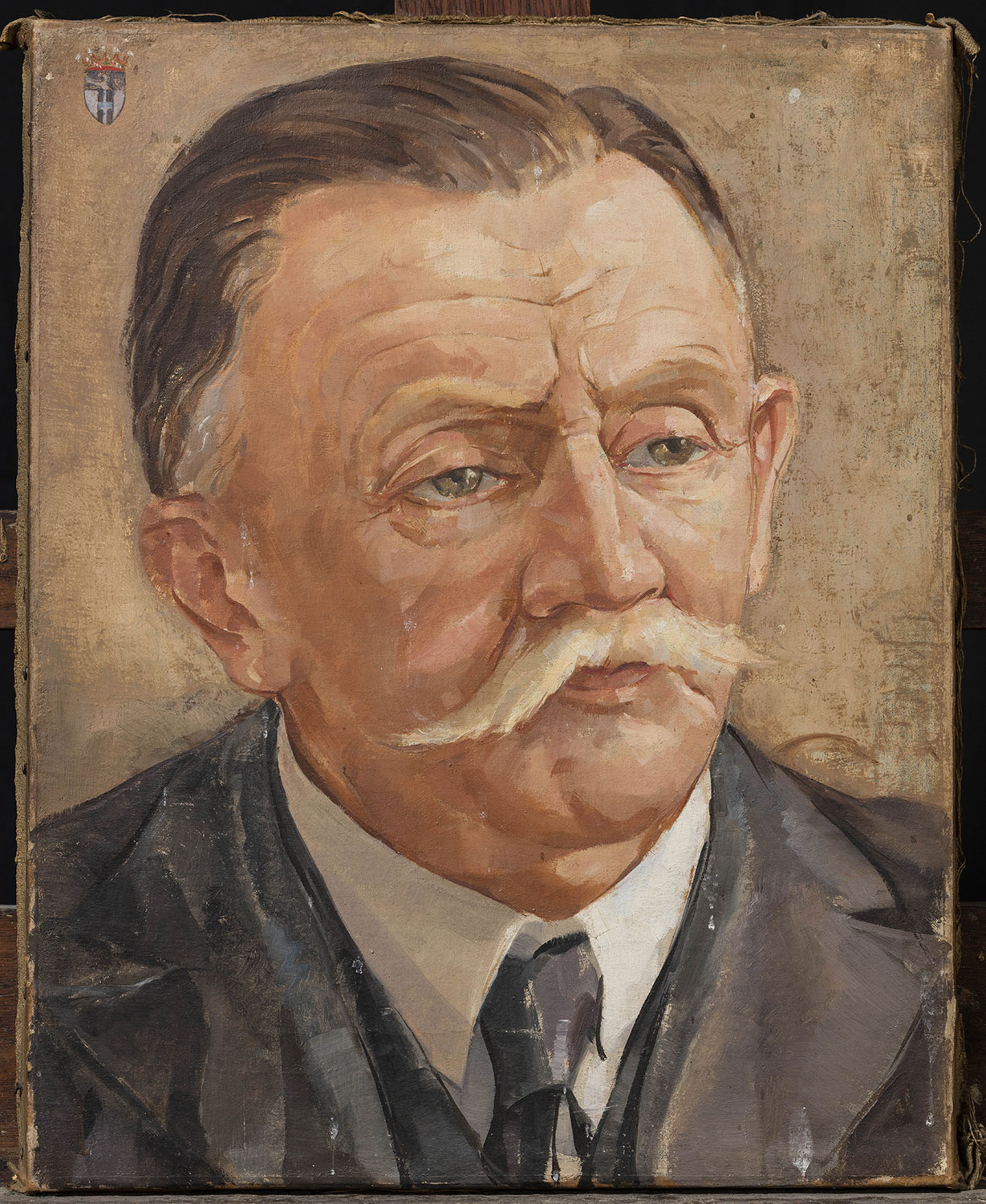 Portrait d'homme à la moustache blanche. ©KIK-IRPA, Bruxelles