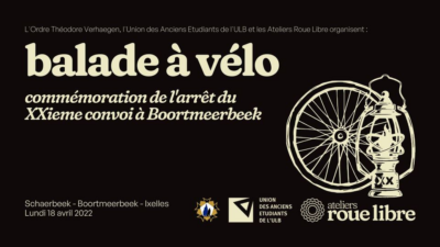 Balade à vélo commémorative – Arrêt du XXe convoi à Boortmeerbeek