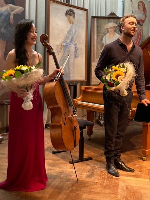 Hayoung Choi, 1e lauréate du Concours Reine Elisabeth 2022 violoncelle  & Joachim Carr, piano – Soirée privée à l’Atelier Marcel Hastir